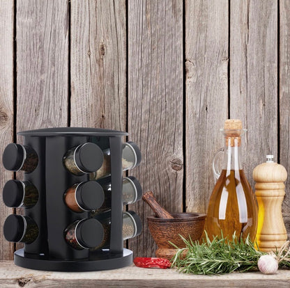 Porta Condimentos Giratorio De 12 Piezas