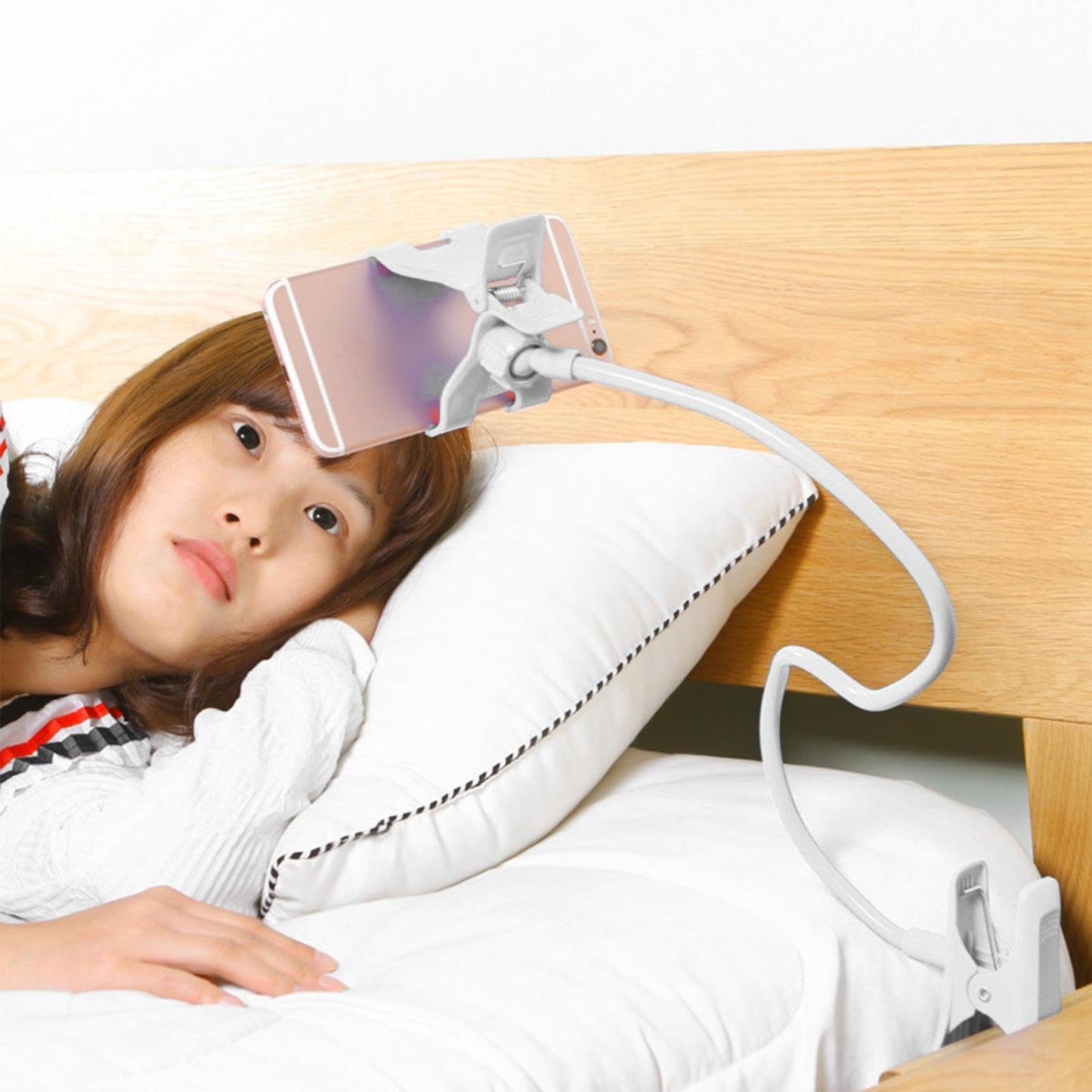 Porta Celular Con Brazo Flexible Para Escritorio y/o Cama - Soporte Universal