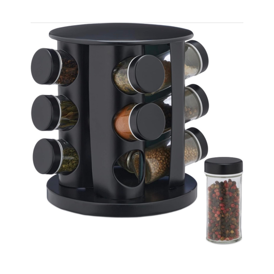 Porta Condimentos Giratorio De 12 Piezas
